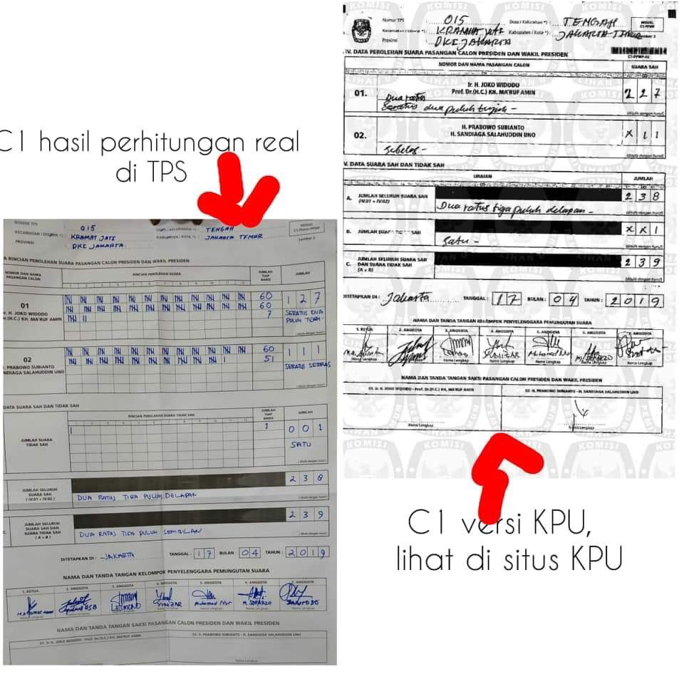 mutianissya's tweet photo. @msaid_didu @Fahrihamzah @Dahnilanzar @bawaslu_RI harus di tindak lanjuti pak. Plis ini indikasi kecurangan. Saya dapat dari fb. Jangan sampe dibiarkan yang kaya gini. #DaruratC1Plano #saveourdemocracy https://t.co/xId0ngCt1T