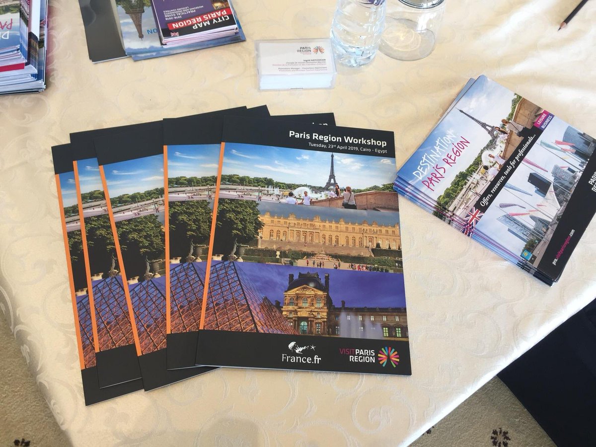 Opération #ParisRegion au Caire avec 9 partenaires franciliens pour rencontrer plus de 80 TO, en partenariat avec <a href="/atout_france/">Atout France</a> #qualité #promotion #visitparisregion. Opération en amont du Workshop Marhaba à Dubai.