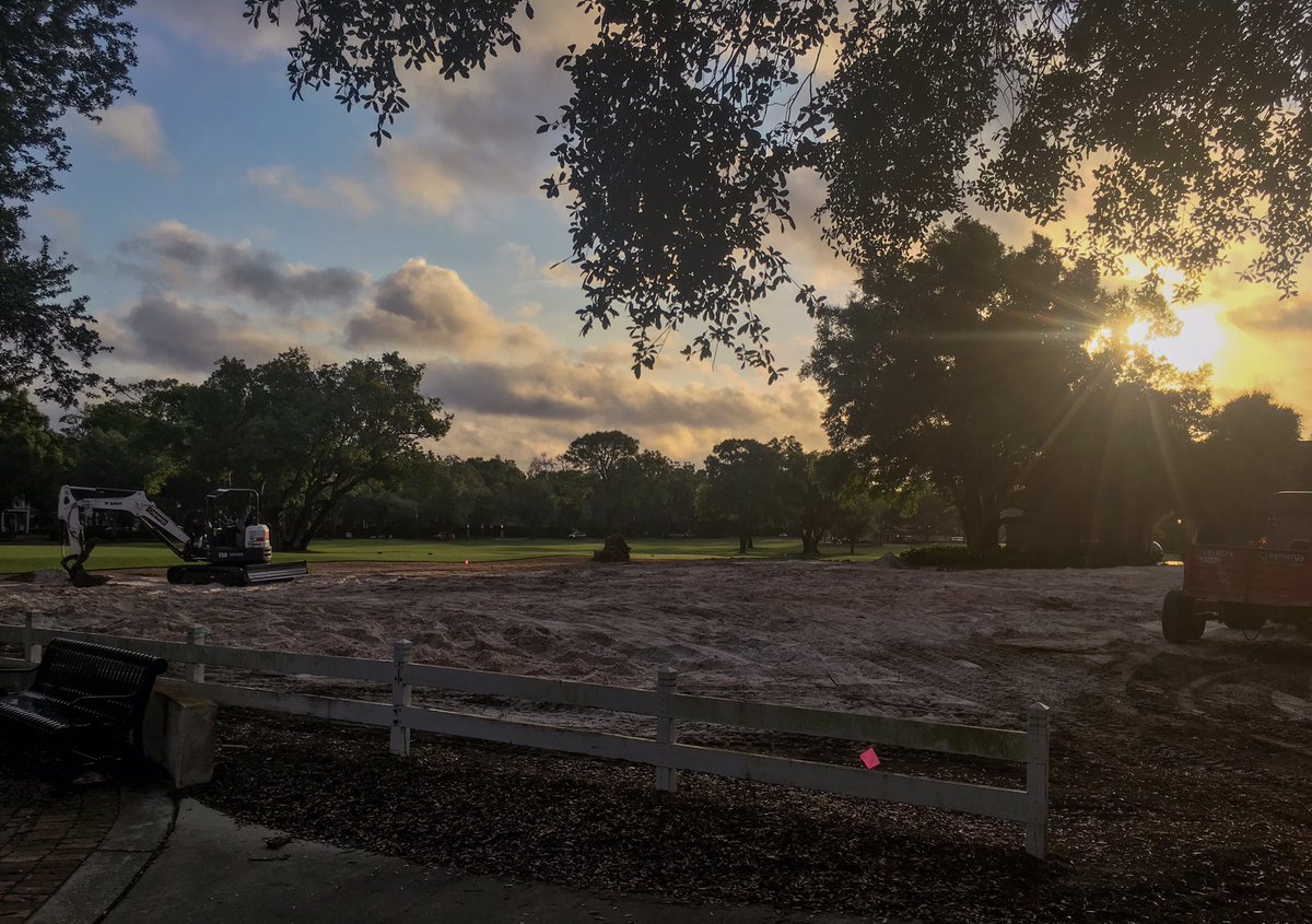 RileyJohnsGolf's tweet photo. Before - During - After pictures of the newly enhanced Community Putting Course @WinterParkGolf. Growing in size from 9k sq.ft. to 16k sq.ft. to better accommodate its increase in popularity, hopefully this free public amenity helps grow the game in equal measure. https://t.co/WIYtEaqysv
