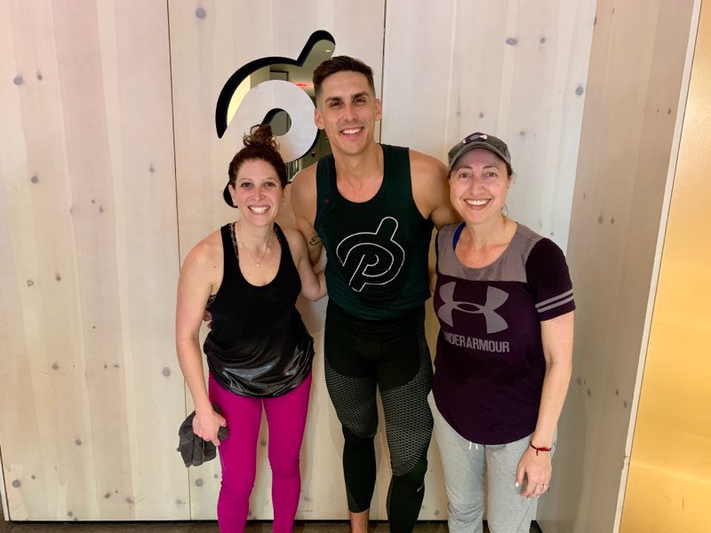 180candice's tweet photo. It was like a celebrity sighting meeting and taking a live @onepeloton class in #NYC with @codyrigsby. He’s amazing!! #Peloton #BooClub https://t.co/WsiOiwtp78