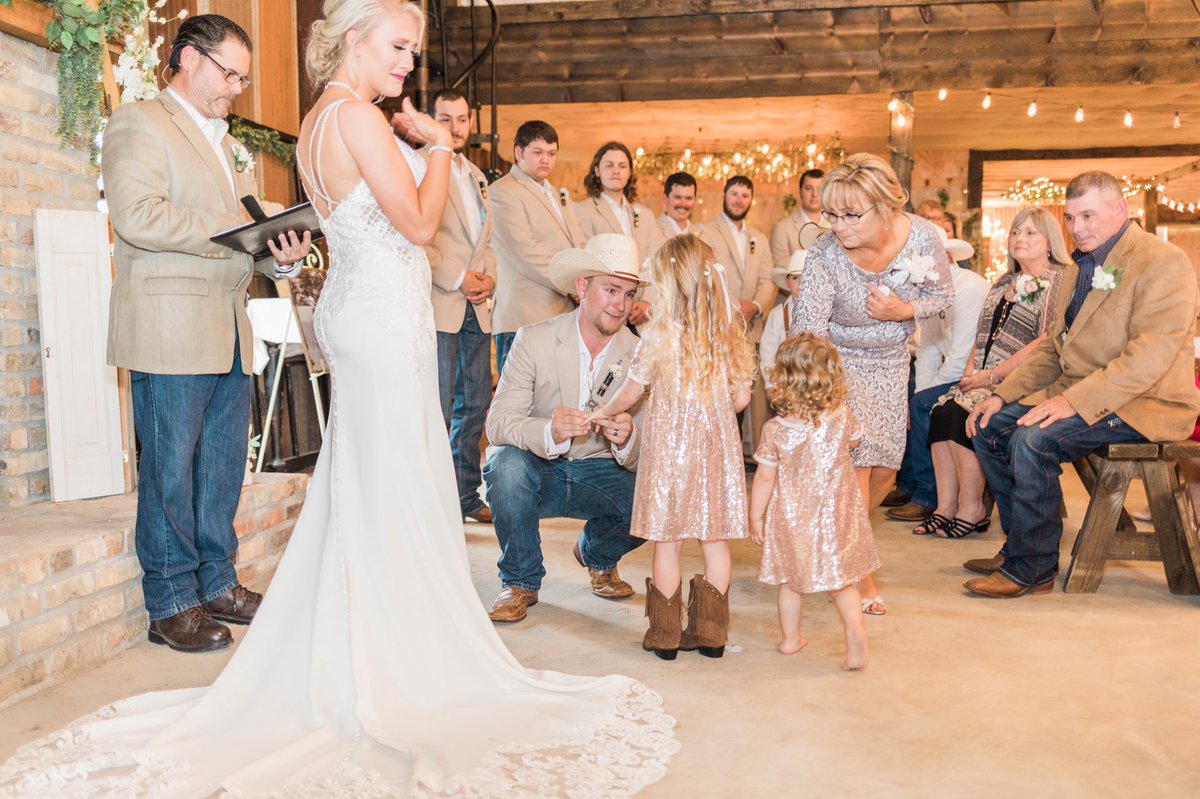 brittany_s93's tweet photo. Get you a man who can’t hold his tears back when he sees you walking down the isle and who surprises your children with their own set of rings promising to be their daddy forever 😭🖤 we’re so blessed. https://t.co/N5lWBFA3qy