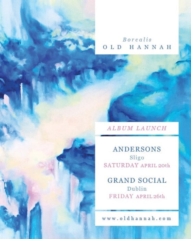 . <a href="/OldHannahMusic/">Old Hannah</a> are having their Dublin album launch this Friday in <a href="/TGSDublin/">The Grand Social</a> and I’m so stoked to be their special guest! Doors at 8pm with some tickets still available. So excited for this one ❤️ tinyurl.com/y4u3gyo3 ❤️