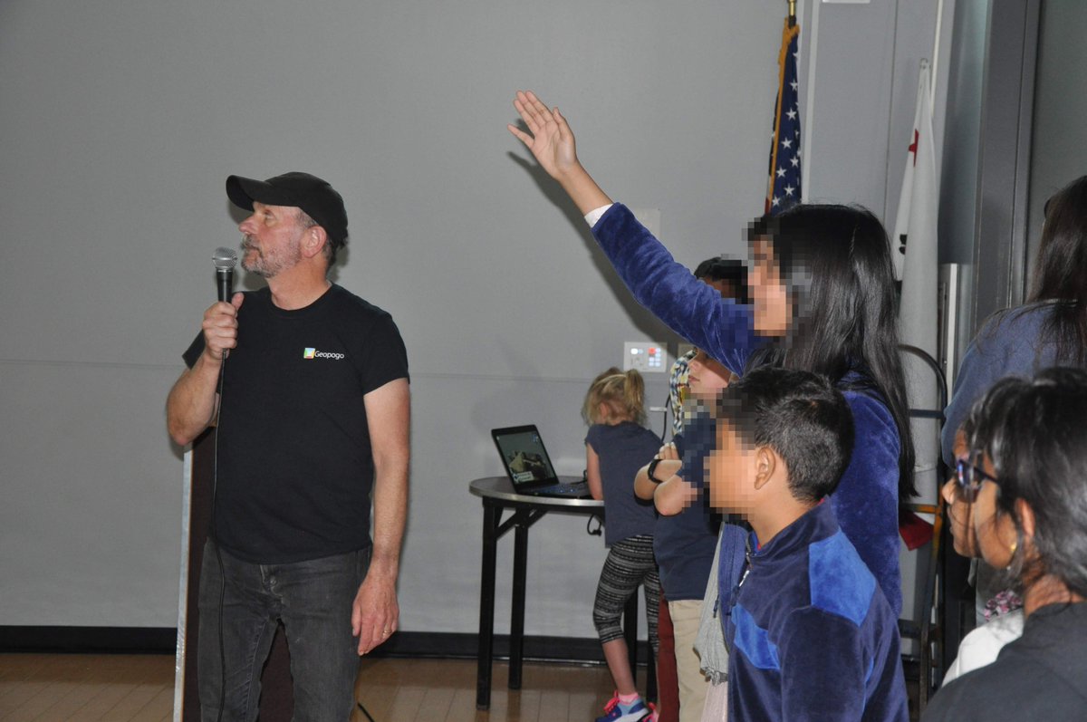 alligatorzone's tweet photo. Kudos to @__Vaibhav of @voixai and Dave Alpert, FAIA of Geopogo @hellopogo for inspiring future leaders at last weekend's exciting @AlligatorZone®, where kids meet cool startups, in a public event hosted by @CityofFC.  #voicefirst #restaurant #AugmentedReality #VirtualReality https://t.co/29HdBj2B6f
