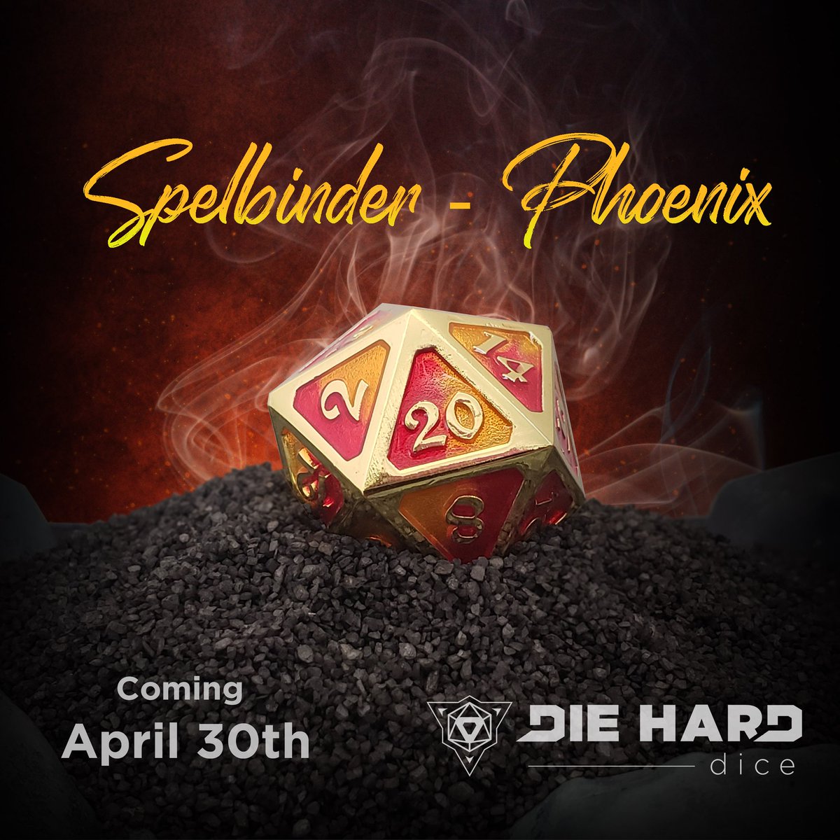 dieharddice's tweet photo. "From the ashes, a fire shall be woken..."
-J.R.R Tolkien
#ComingSoon #DHDcustom #dice #diceporn #dicedicebaby #dnd #dnd5e #pathfinder #ttrpg https://t.co/bAh15GlGKa