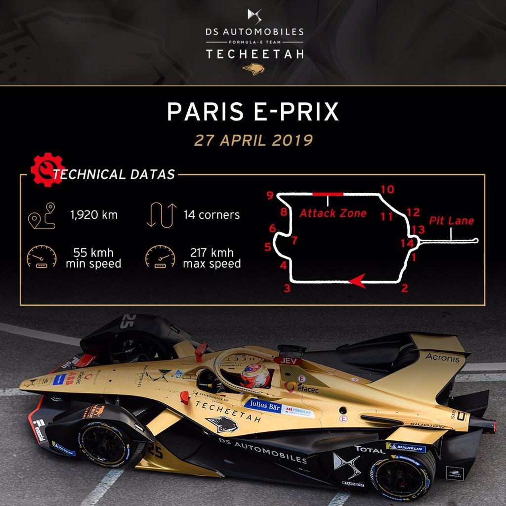 DS_Performance's tweet photo. It's race week! Here is all you need to know about the #ParisEPrix https://t.co/EmPDcnhyrw