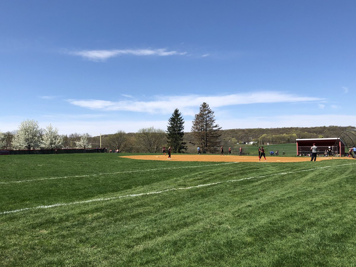 JonTallamy's tweet photo. @HPRwildcats campus buzzing with spring sports! Baseball, softball, and girls lax working hard, what a beautiful day! #Wildcatpride https://t.co/V3DCYz2Ib4