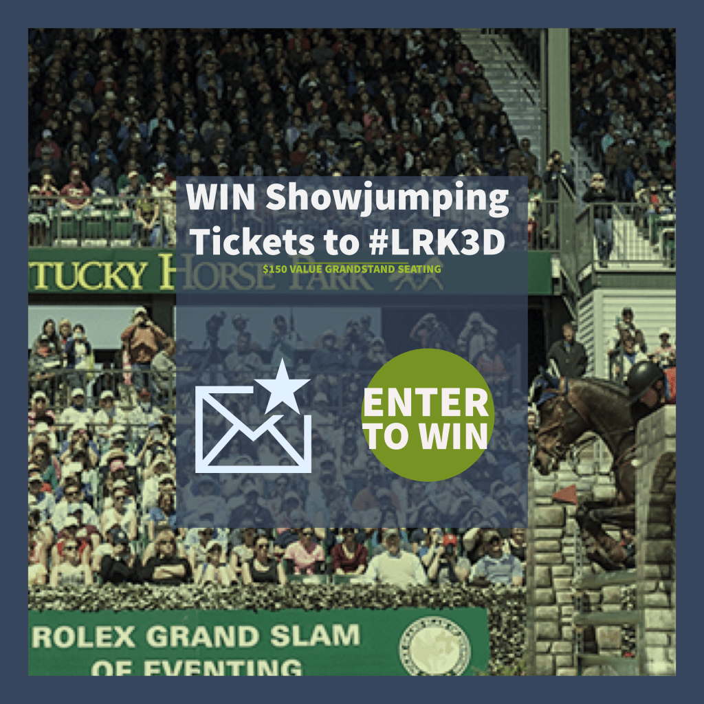 MyHorseChat's tweet photo. WIN showjumping tickets to Land Rover Kentucky Three Day 2019! https://t.co/BsAltX52t8 https://t.co/4Wqq95Rkn7