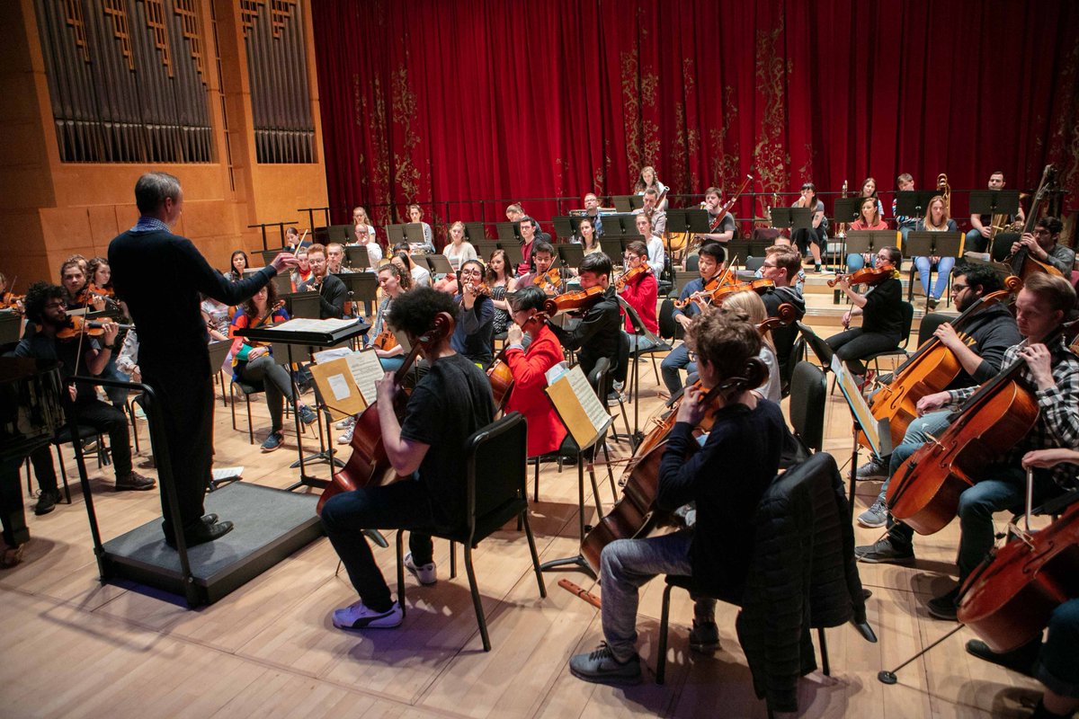 RCStweets's tweet photo. Our Symphony Orchestra are into the final week of rehearsals for our concert at City Halls on Sun. They'll perform a fab programme of Beamish, Brahms and Rachmaninov under the baton of @GarryWalker74  Get your tickets here 🎟 https://t.co/gaqyVuAq3I https://t.co/Vhnm10YxXr