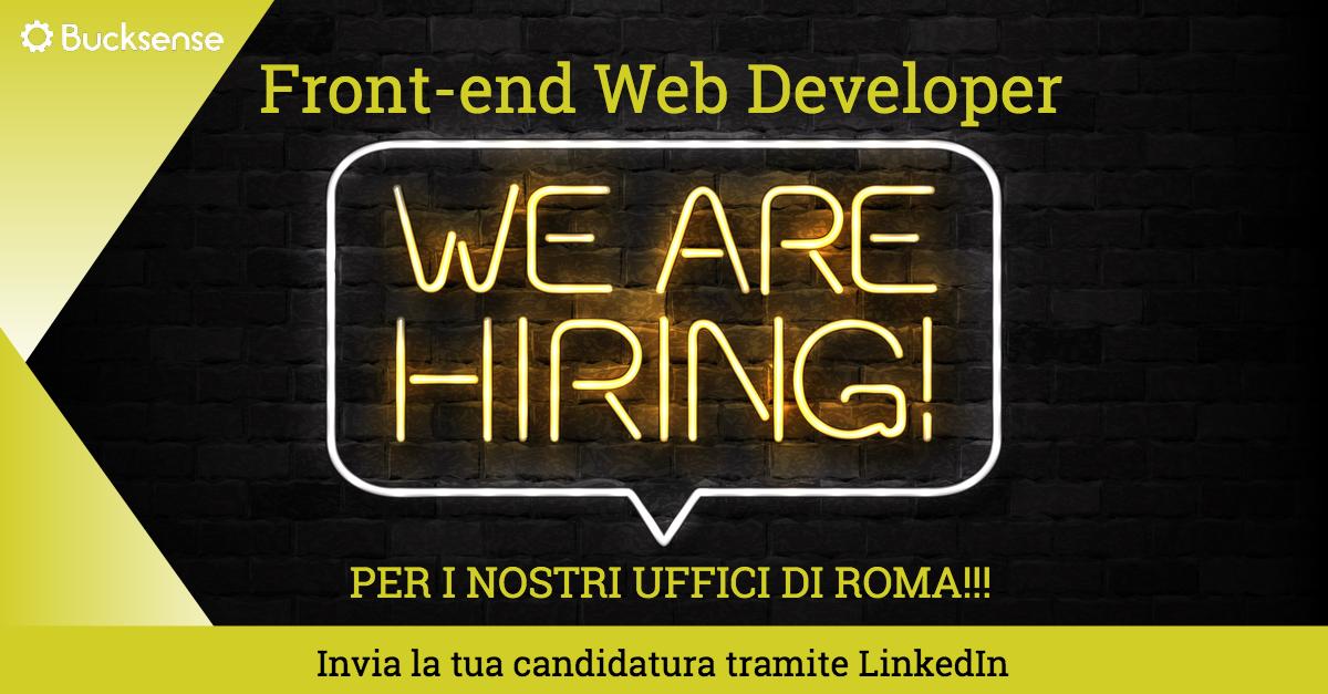 BuckSense's tweet photo. 📢 Front-end web developer all’ascolto, Bucksense sta cercando proprio voi! Se desideri far parte di una realtà in continua crescita, non lasciarti scappare questa incredibile opportunità ➡️ https://t.co/VFTe2gTL46 https://t.co/5dEgNTApta
