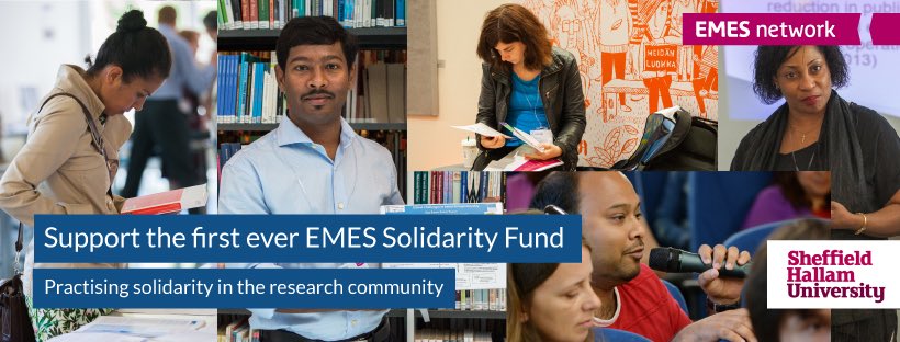 🖐🏾🖐 Despite the 43 backers of the #EMESsolidarityfund, the campaign has only raised 20%. Will you help us support researchers from the Global South come to the #7EMESconf?
📌 Just 7 days left to do so!
en.goteo.org/project/7emes-…
PLEASE contribute now: one week goes by very fast!