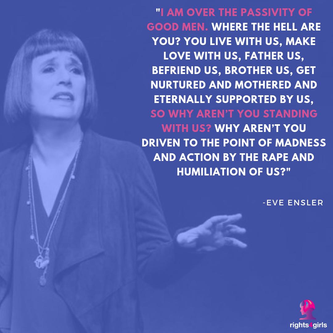 This #SexualAssaultAwarenessMonth, and every month, we call on our male allies to help bring an end to violence against women and girls. #SAAM2019 #EveEnsler