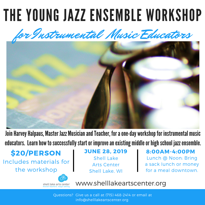 ShellLakeArts's tweet photo. Check out our one-day workshops being offered for instrumental educators this summer!  Download the flyer/registration forms at https://t.co/3Y4K7h8OR6 https://t.co/oJorkKVcH9