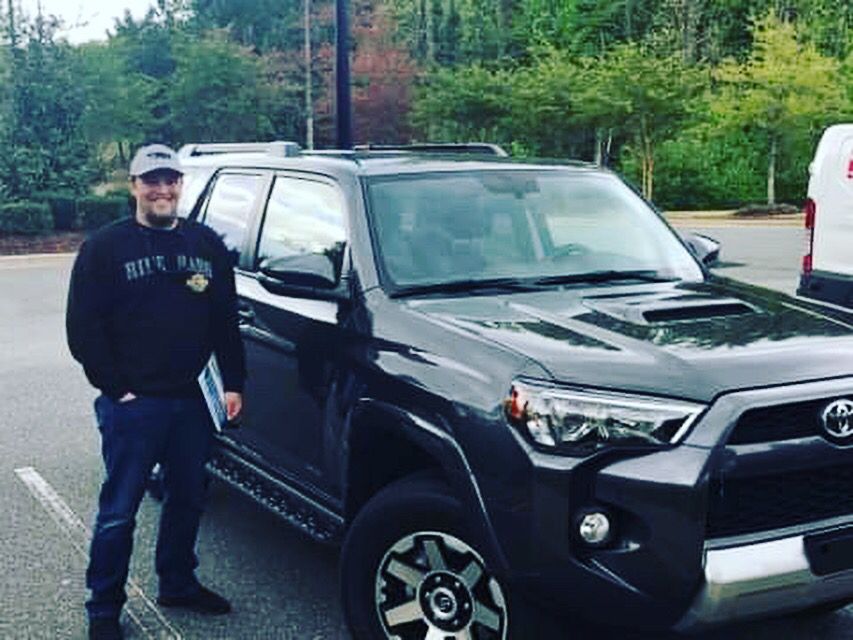 DanvilleToyota's tweet photo. We’re all smiles with Quin Motley on his new 2019 Toyota 4Runner off-road! Congrats, man!  #gottabuyfromeli #DanvilleToyota #LetsGoPlace #DVAT https://t.co/9CbdsJwuaP