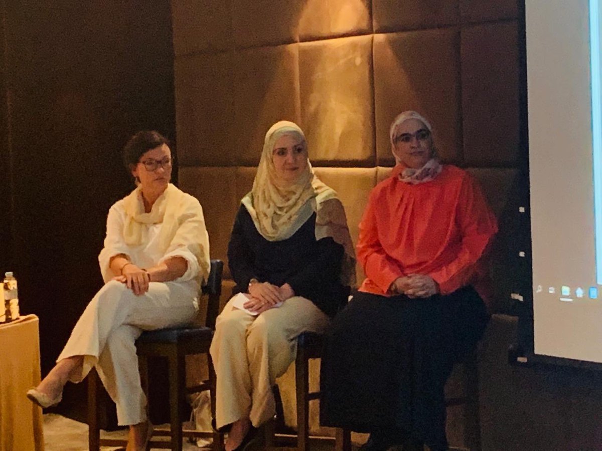 Ms_Communic8's tweet photo. Great #QPWN #evening talk yesterday at the #ShangriLa here in #Doha. Wonderful to share the podium with #DouniaMarei and #NevineKamel in our talk on #publicspeaking, #presentation, and #listeningskills. #ms_communication on #Twitter! https://t.co/79iAA6CTb5