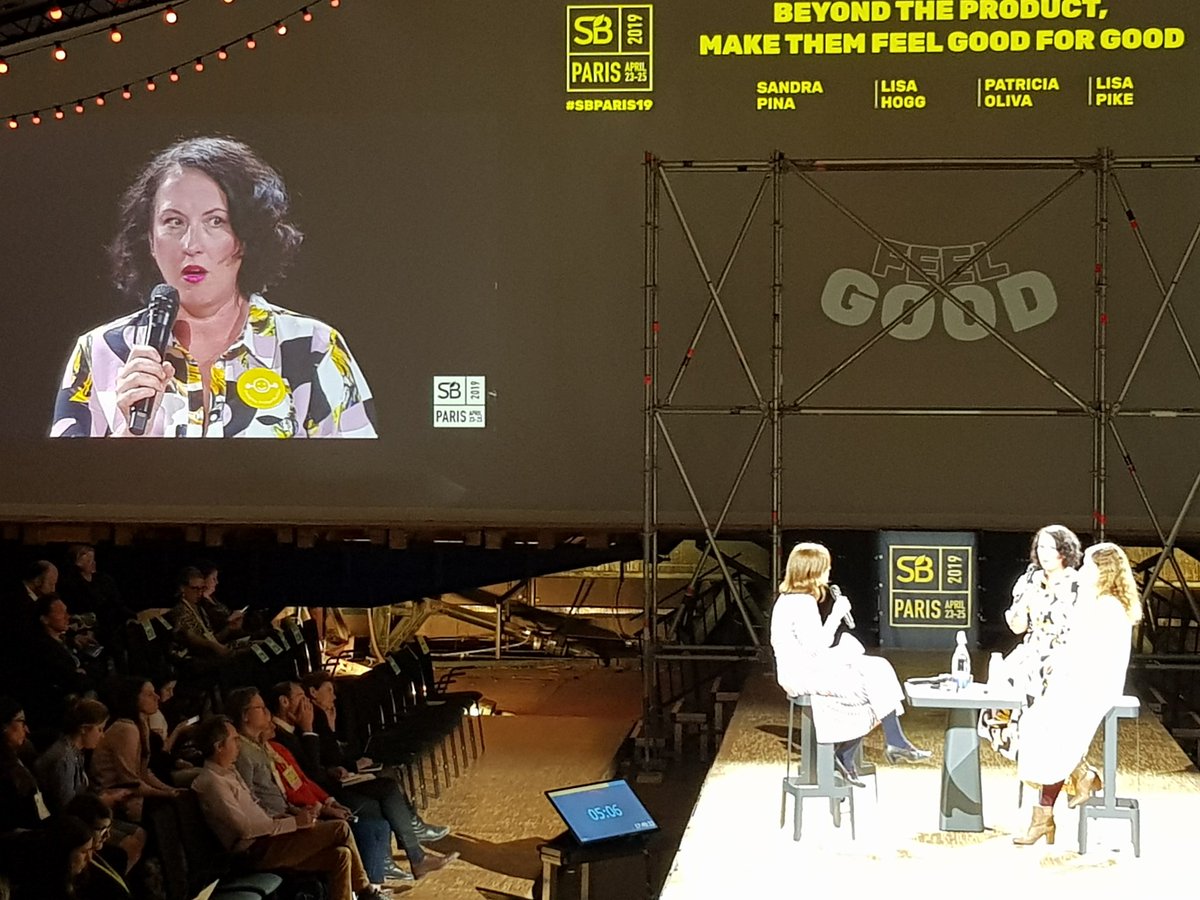 " important to find out what a better tomorrow looks like for our consumers.. find out whats keeping them awake at night" Lisa Hogg @misshogg75 from <a href="/TOMS/">TOMS</a> on consumer activism with <a href="/pina_sandra/">Sandra Pina</a> from <a href="/SustainBrandsEs/">SustainableBrandsMAD</a> @SomosQuiero at @SBParis19 #Activism