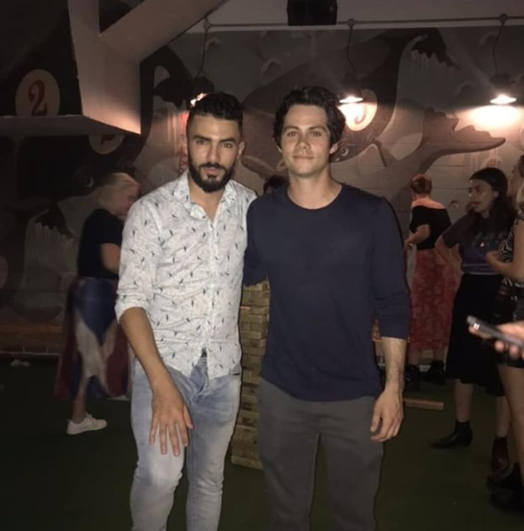 Alex_Kaczk's tweet photo. #DylanOBrien avec un fan via ( https://t.co/4Wy9GAHLPf ) à Sydney, en Australie, le 21 avril 2019 🙂 https://t.co/maHsMGrsLz