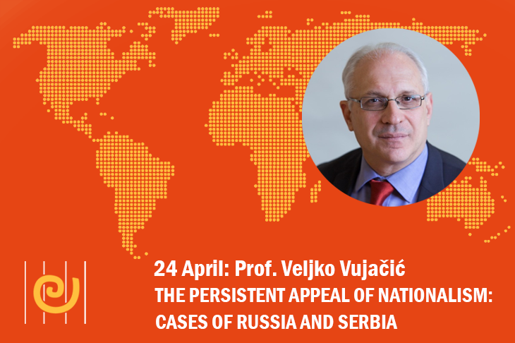 EUSP_Russia's tweet photo. The third open lecture of the #IMARES Month of Global Affairs will be tomorrow at 18:30. Prof. Veljko Vujačić will tell about what Nationalism is and how we think about it. What types of nationalism are there and why is it suddenly “popular” again? https://t.co/4ghbl3yJvw #EUSP https://t.co/Hw5YBf7lAe