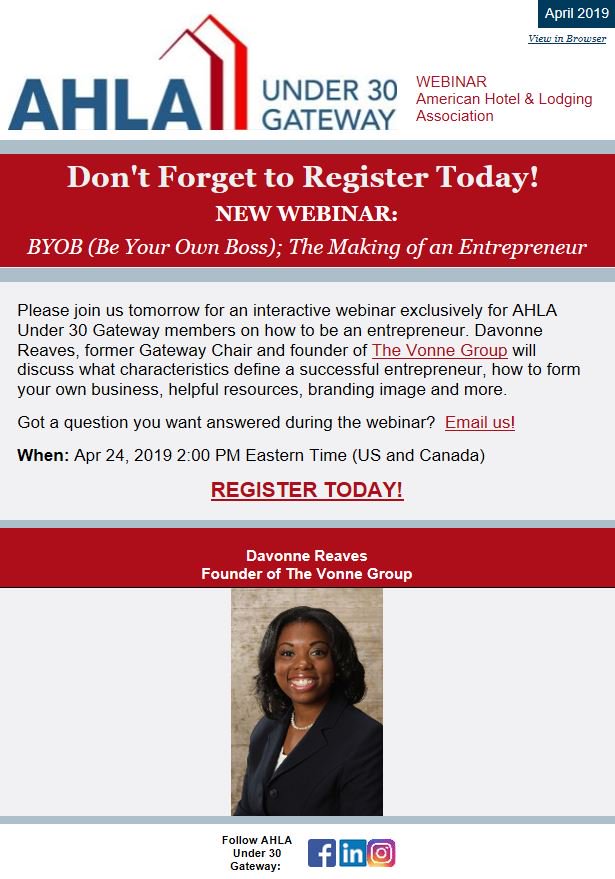AHLAGateway's tweet photo. Last chance to register: https://t.co/5P6kNdSPQr https://t.co/UDZVRdtrr8