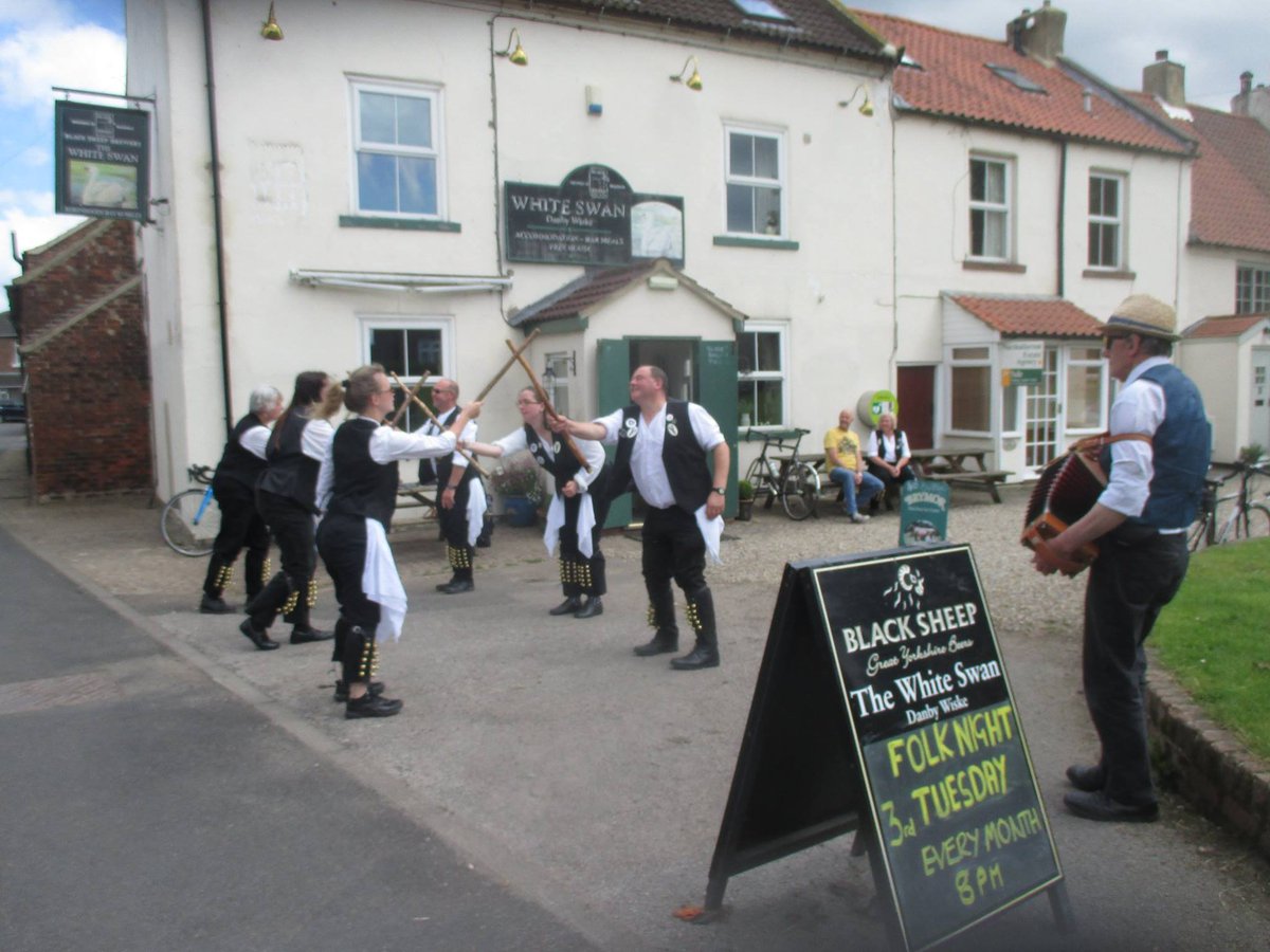 Tomorrow nights dance out is the White Swan at Danby Wiske when we will have special guests Brompton Scorpers and presenting their first ever display Ripon Spur Rapper