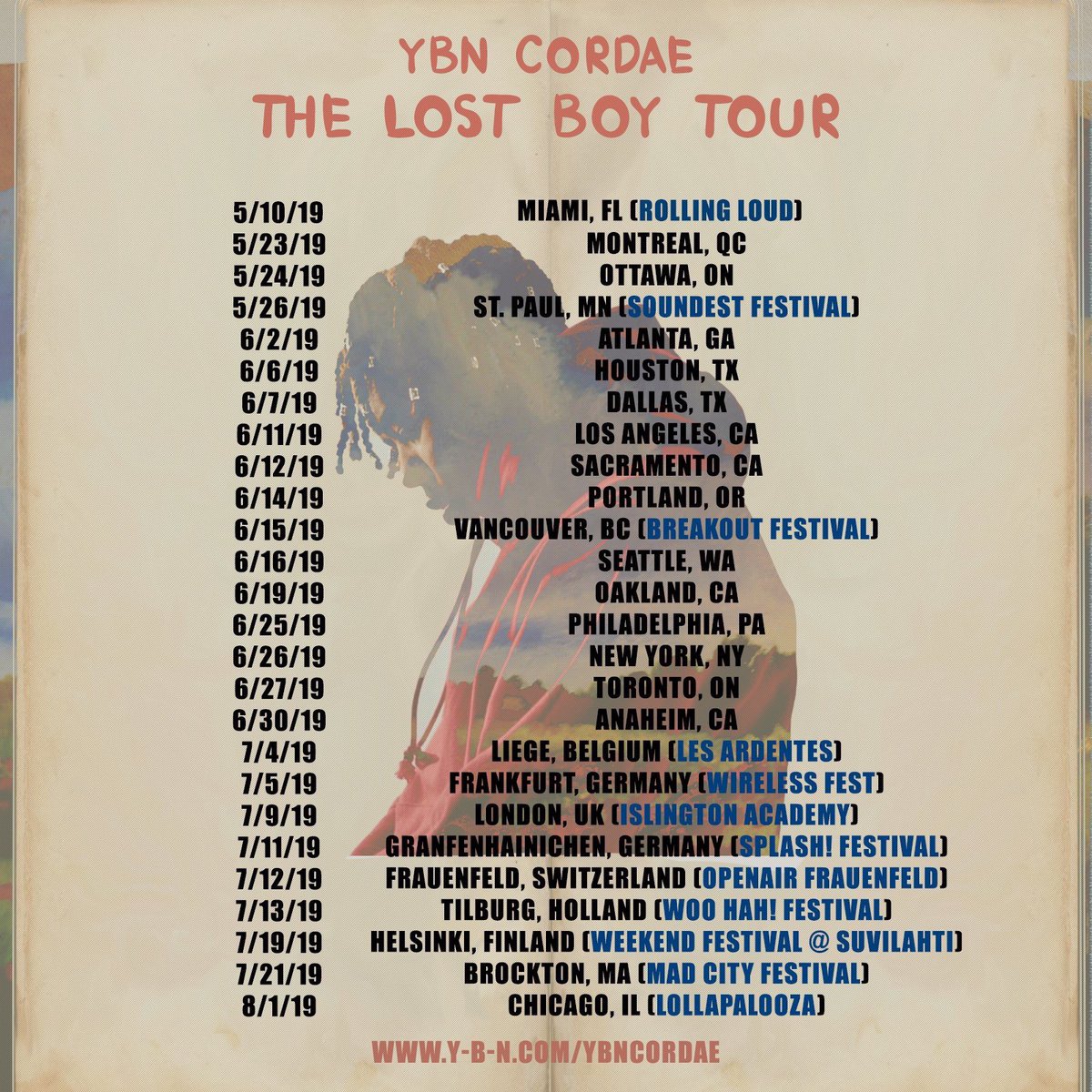 YBN Cordae General Admission - $35 - June 7th