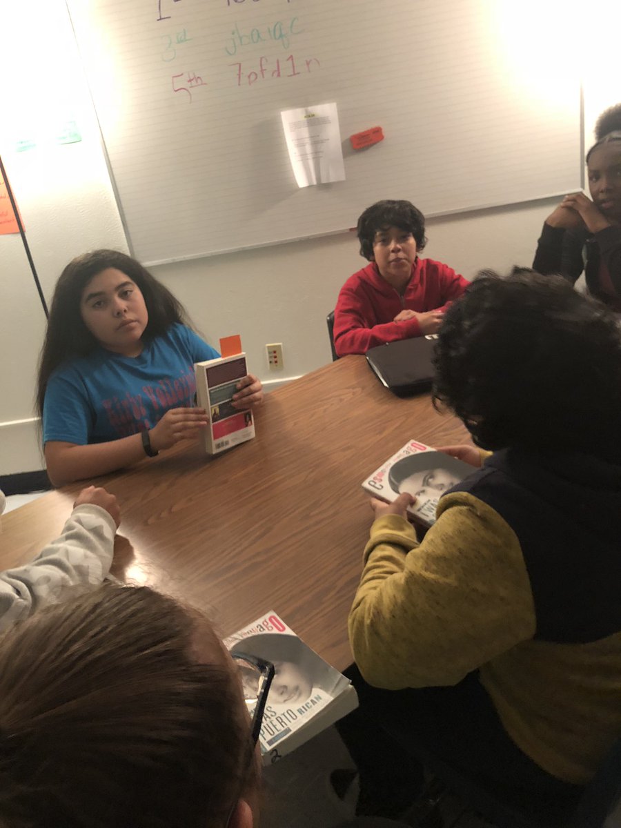 MCoachtoliver's tweet photo. Final Book Club discussions are happening now 📚 @MrsRasmussen10 @KirbyWFISD @Smacunningham #iamwfisd #betheone #youmatter #IDEAGrant https://t.co/Ez9Z6laJXd