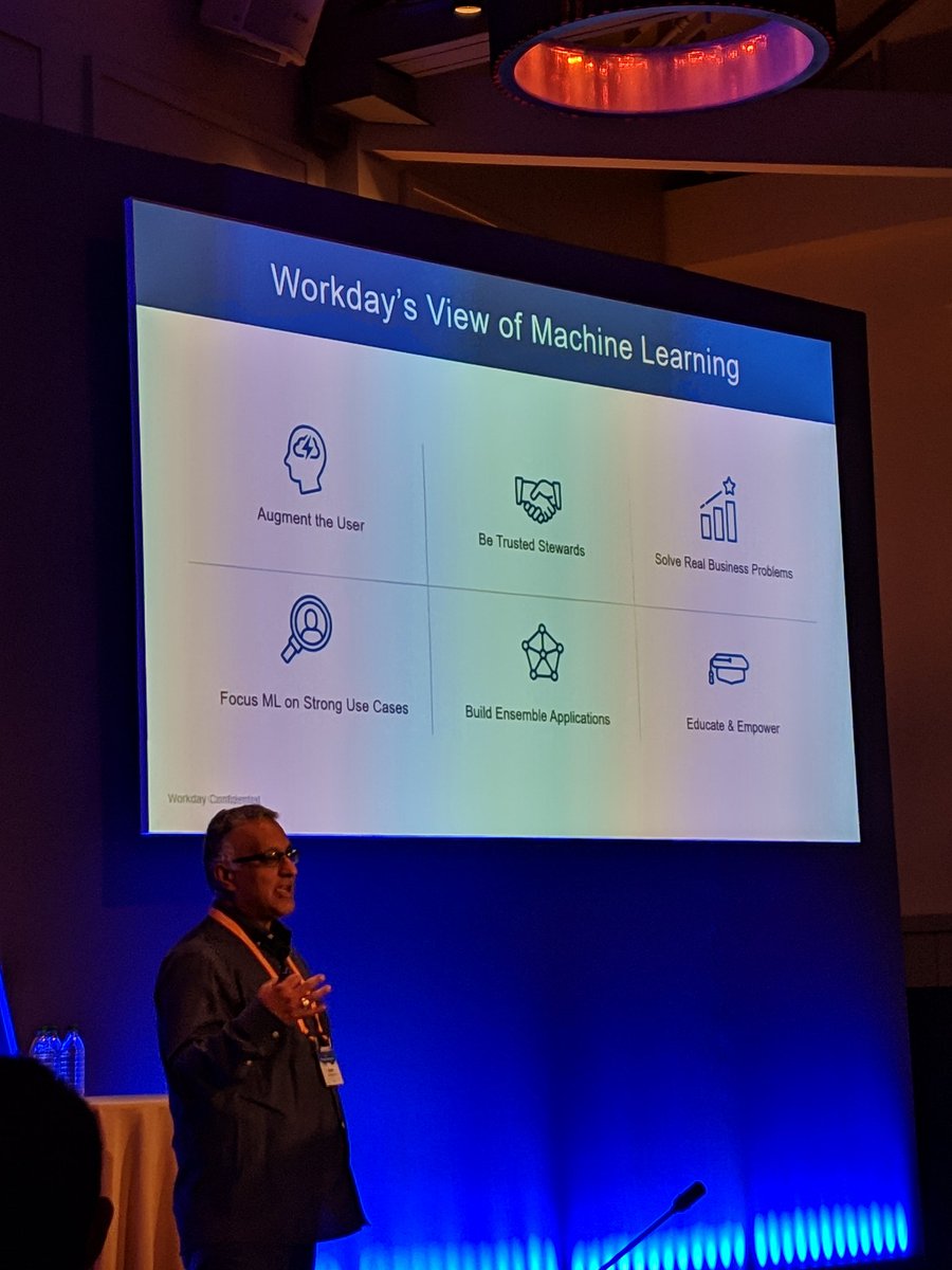 holgermu's tweet image. The @Workday view of #MachineLearning 
- Augment the Human 
- Be trusted stewards
- Solve real business problems 
- Focus #ML on strong use cases
- Build Ensemble Apps
- Educate and Empower 
#WdaySummit