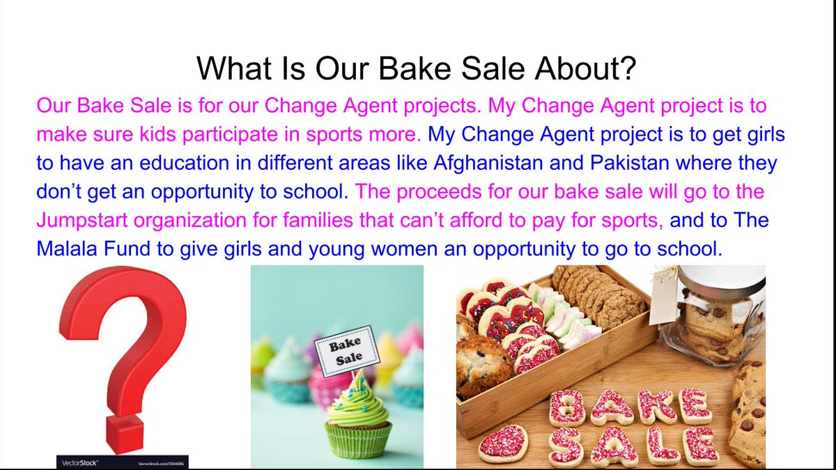 BeChangeAgents's tweet photo. Alyssa and Emma baked together yesterday in order to bring these fabulous treats to us today! Funds go to support their various Change Agent causes #webakeforchange https://t.co/wjKfkrJ64m