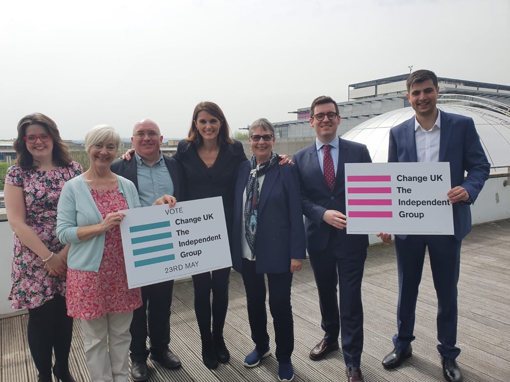 I am so honoured to be working with this fantastic team of Change UK Independent Group candidates across the NW region. We are the Remain Alliance and stand for #PeoplesVote remaining in and reforming the EU. #changepolitics. A vote for us 23 May is a vote for Europe!