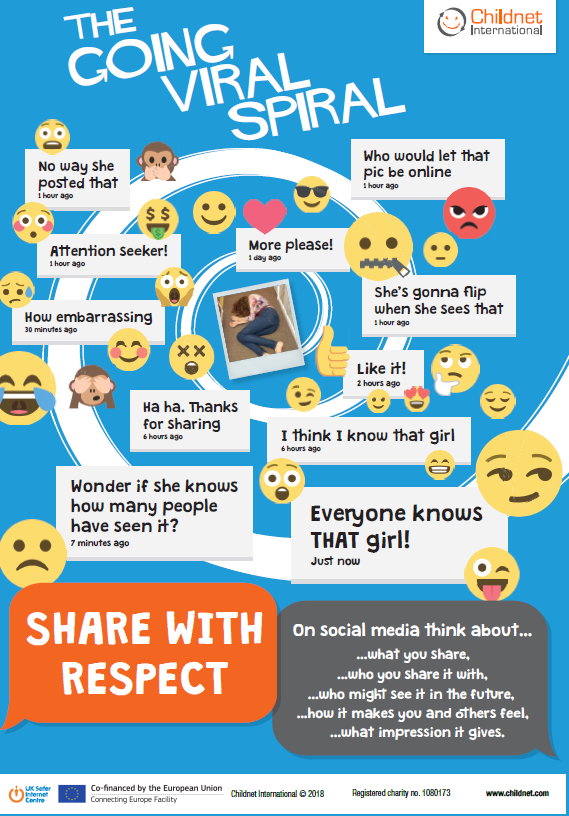 UK_SIC's tweet photo. The @Childnet website has some great online safety posters which are free to download! These posters cover a range of different topics and issues for children of various ages https://t.co/MMXfAzoiLb https://t.co/UyPre0zxDM