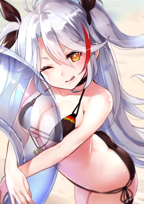 わーもうこんな時間。
気ままなお絵かき終わり～
#アズールレーン  #プリンツ・オイゲン 