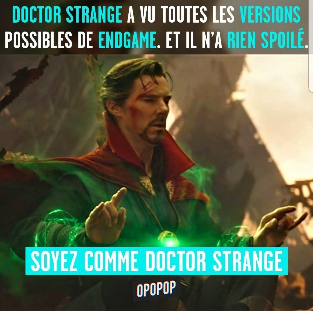 Avis à la populace #AvengersEndgame
