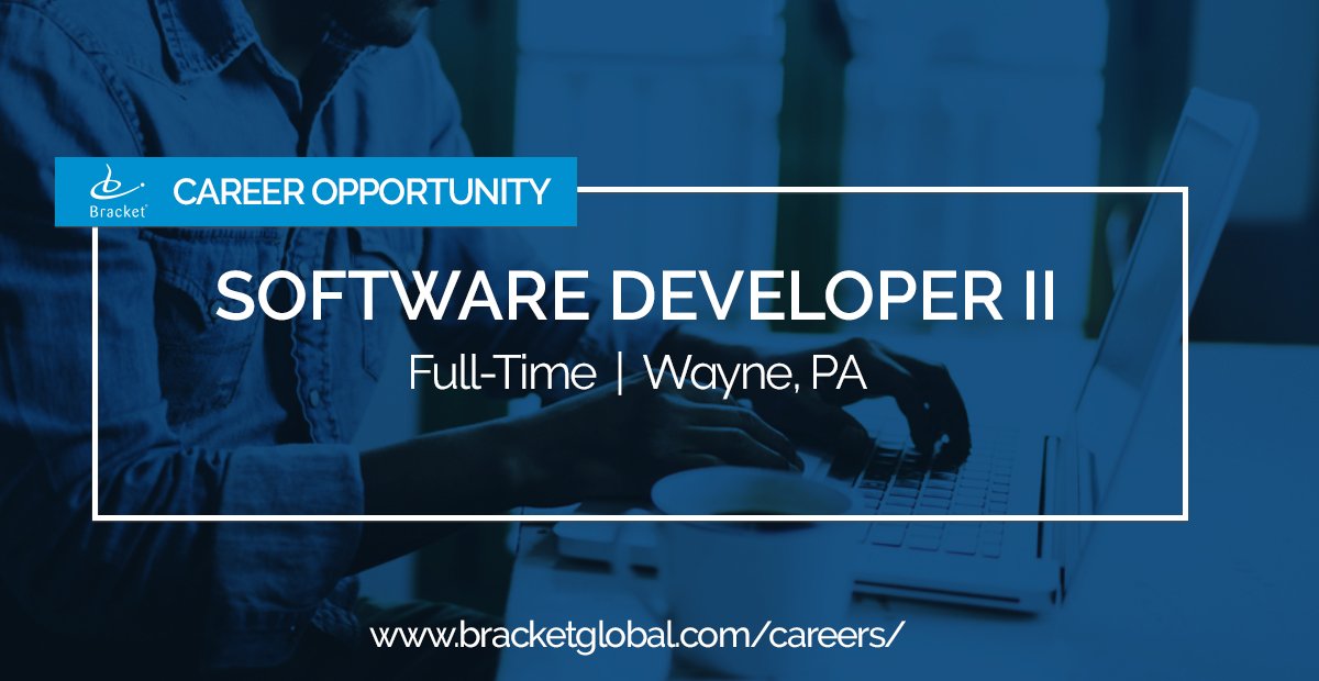 #TalentTuesday 💻 Seeking a talented software developer to join our team and help drive our solutions to the next level through development, testing and quality standards. Learn more and apply here: bit.ly/2RzL3aW