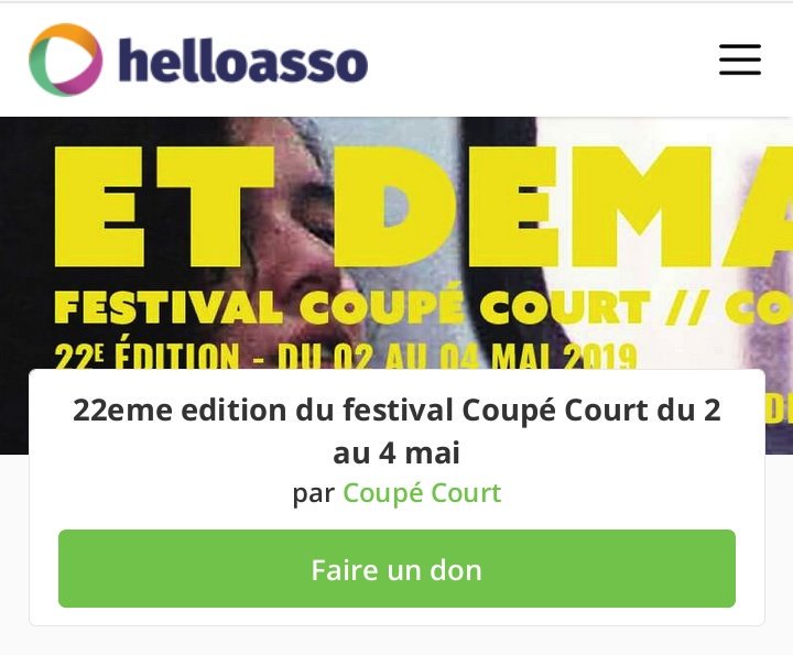 Coupe_Court's tweet photo. N'oubliez pas que vous pouvez participer en nous aidant par le biais de notre campagne de financement participatif et récupérer au passage des places pour le festival, des affiches et même des totes bags du plus bel effet 😊😎

Faites votre p'tit don ici > https://t.co/bbUEgl8dCF https://t.co/4MRRCAGObS