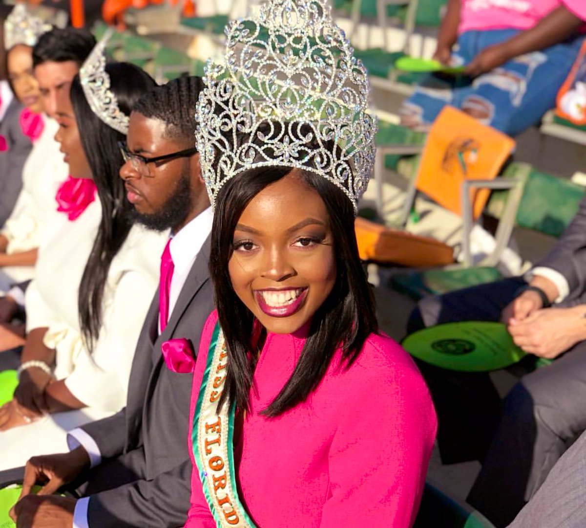 FAMU_1887's tweet photo. HAPPENING NOW: Presented by @WellsFargo, join Miss FAMU @_faithfullymani, Jamila Mustafa of @MTV, @BET, @iHeartMedia, and @ESPN, FAMU Trustee Thomas W. Dortch, and more leaders for the @nbcahalloffame's Legacy Lecture Series at SBI in room G12 North. https://t.co/qw2avqX7kf