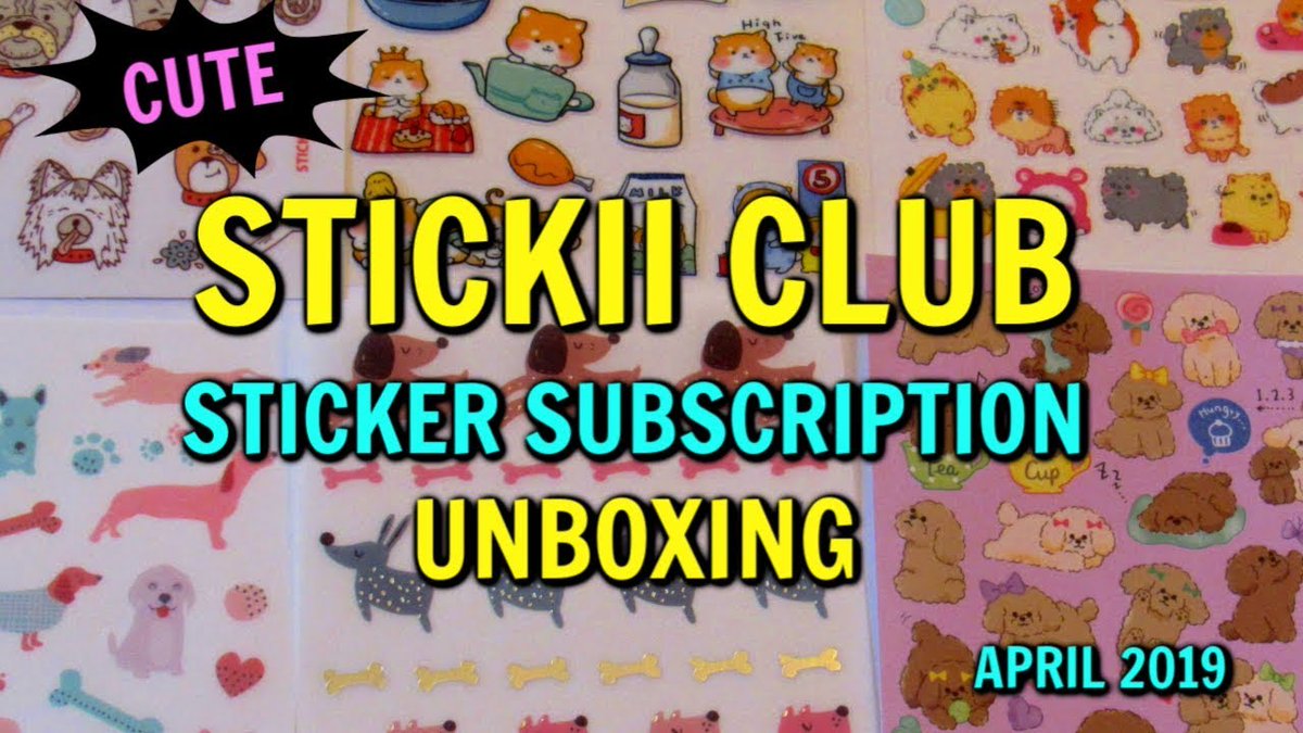 LeighsHome05's tweet image. April STICKII CLUB Sticker Subscription Unboxing! Cute Pack!  youtu.be/0TH62J802Pw @stickiiclub #stickiiclub #stickers #dogstickers #cutestickers #cutepack #stickiiclubcute  #stickersubscription #plannerstickers  #stickerdiary #kawaiistickers #stickerlover @LeighsHome05