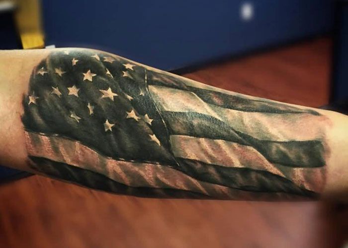 115 Patriotic American Flag Tattoos You Must See  Tattoo Me Now  American  flag tattoo Flag tattoo American flag sleeve tattoo