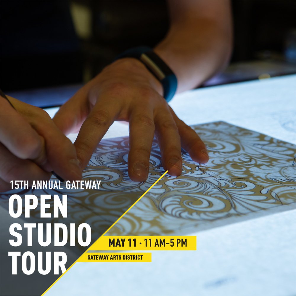 GatewayArtist's tweet photo. Save the date! #OST2019 Gateway Open Studio Tour is Saturday, May 11 from 11am to 5pm!  This is the biggest year ever with over 200 artists and 45 venues!!! https://t.co/GB2hI30HAZ