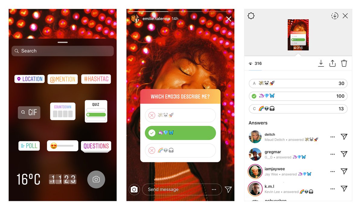 MattNavarra's tweet photo. New! @Instagram is rolling Quiz stickers globally today...!
More info: https://t.co/WSQLYZxWol https://t.co/olxlxKaOXn