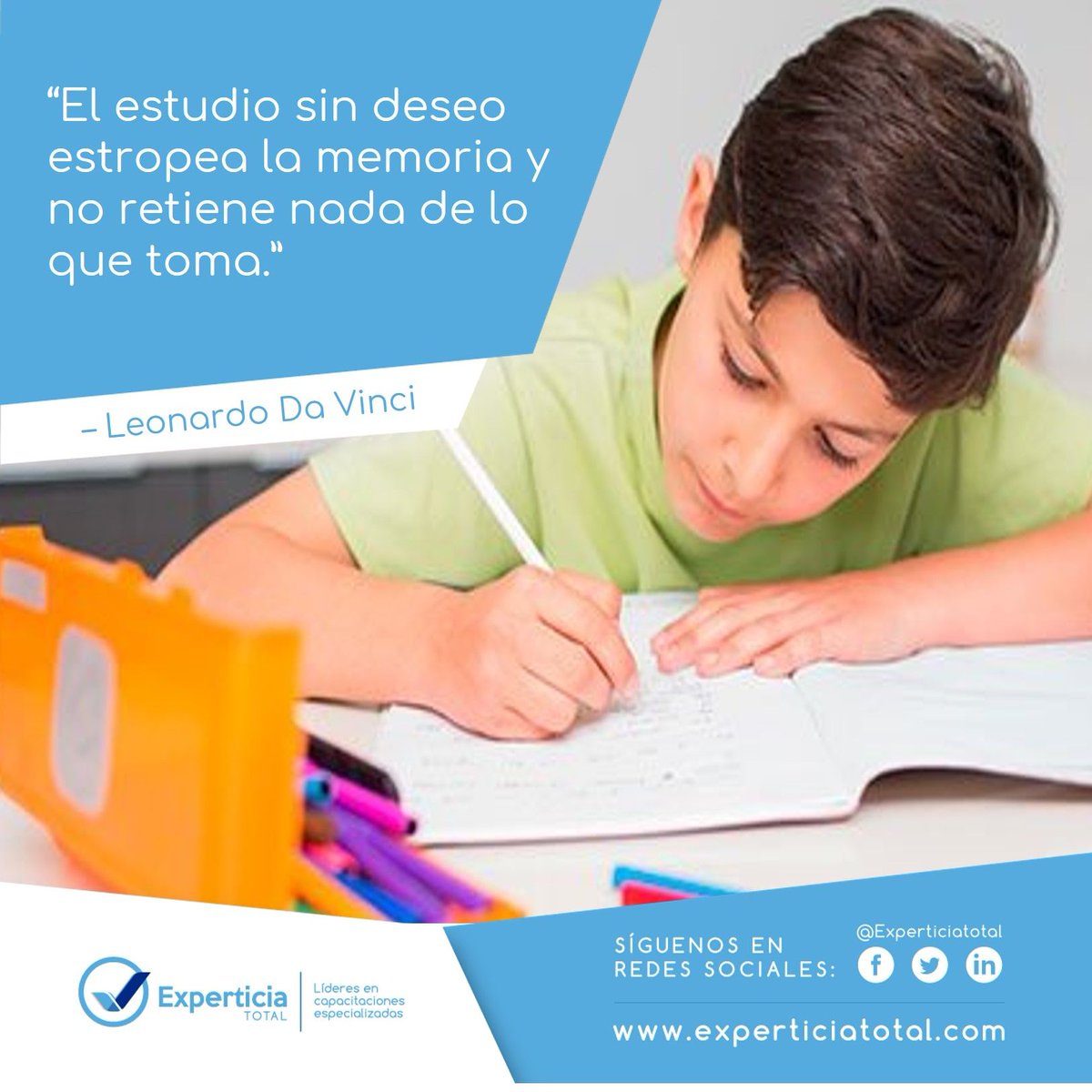 ExperticiaTotal's tweet photo. #Educación #FrasedelDia
#ExperticiaTotal https://t.co/uW5eI151w4