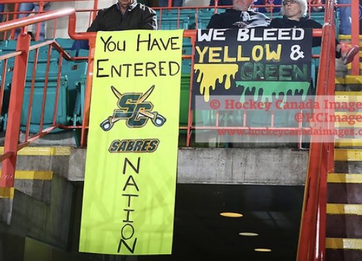Best fans in Canada! #SabresNation @HC_EssoCup #BleedYellow