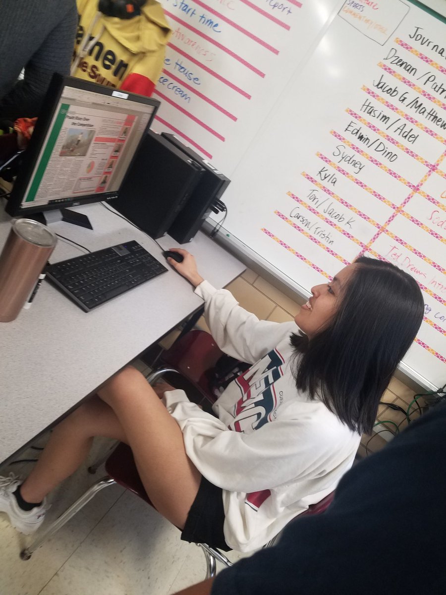 MamaMediaMHS's tweet photo. Student Prints staffers finished up their final issue of the news magazine today. Such a great group!  @MehlvilleMedia https://t.co/FGqQjoHOdo