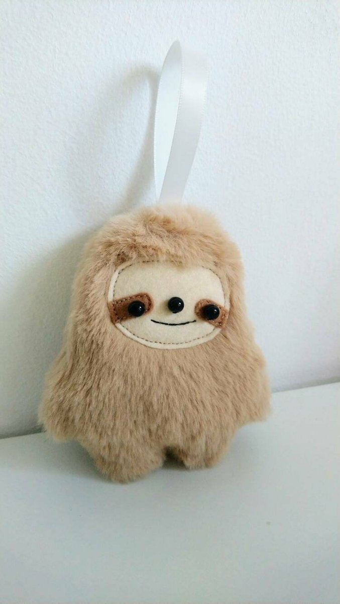 Thanks for the kind words! ★★★★★ "It looks exactly like you see it online! Super soft and really well made. Great handicraft work :)" 
pinkthistleco.etsy.com #giftsunder10 #animallover #etsy #plushies #sloths #quirkygifts #hangingornament etsy.me/2DxPz1o