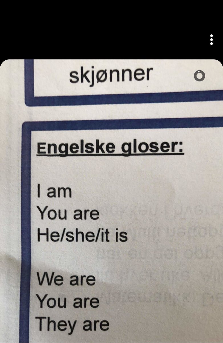mariustuil's tweet photo. Dagens norskbøker er tydeligvis ikke inspirert av Institutt for Engelsk-Amerikanske studier. #sheam #yourface https://t.co/bQ0C5dzV4s