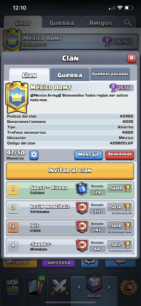 Que onda banda Estaré De Sponsor De Este Clan

Premios En Ladder
-Primer Lugar 20 Dólares-
-Segundo Lugar 15 Dólares-
-Tercer Lugar 10 Dólares-

-Pagos Con Gifcards-