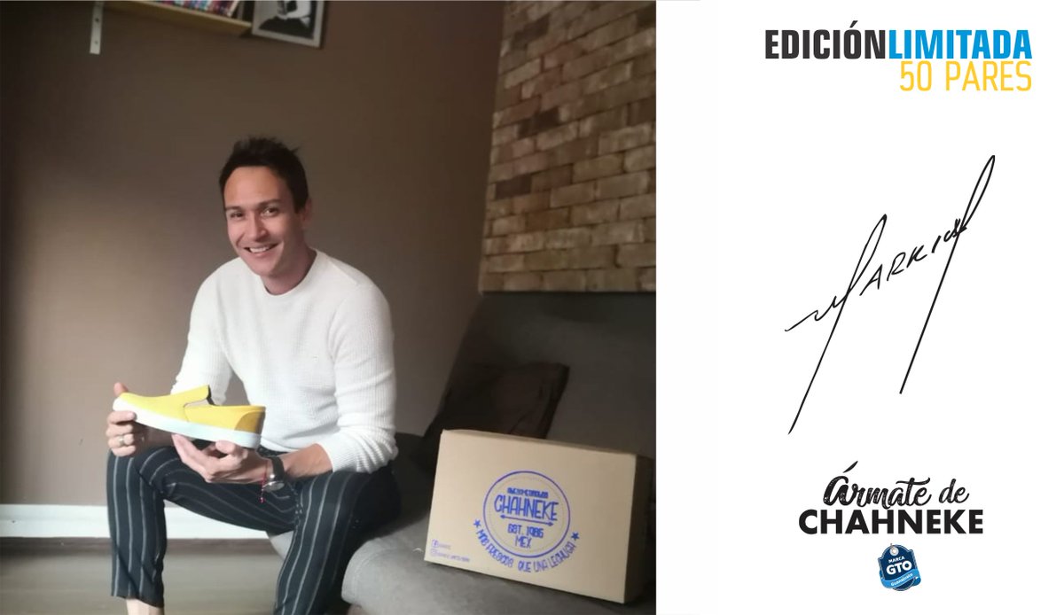 ChahnekeBrand's tweet photo. #NewColab
CHAHNEKE X MARKIN.
El gran actor @markinlopez diseña estos "Slip Canvas" para marcar tus pasos de color.
Una edición limitada a 50 pares rotulados y con su etiqueta autografiada.
MKNSlipCanvas01
Tallas : 2 al 31.5 mx
Precio de lanzamiento $690 https://t.co/FO73HK4zhd