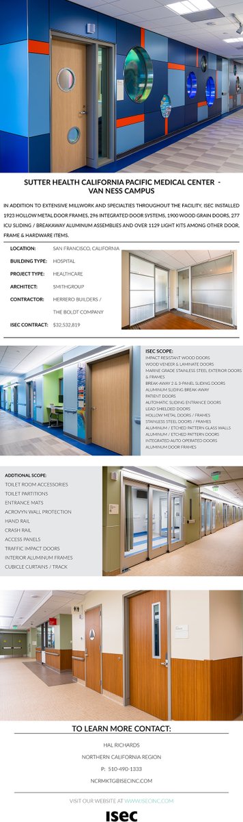 ISECBuilt's tweet photo. Check out what our #isecnorcal team has been up to!
#ISEC #doorsframeshardware #sanfranciscoconstruction https://t.co/iPUw3utCgO
