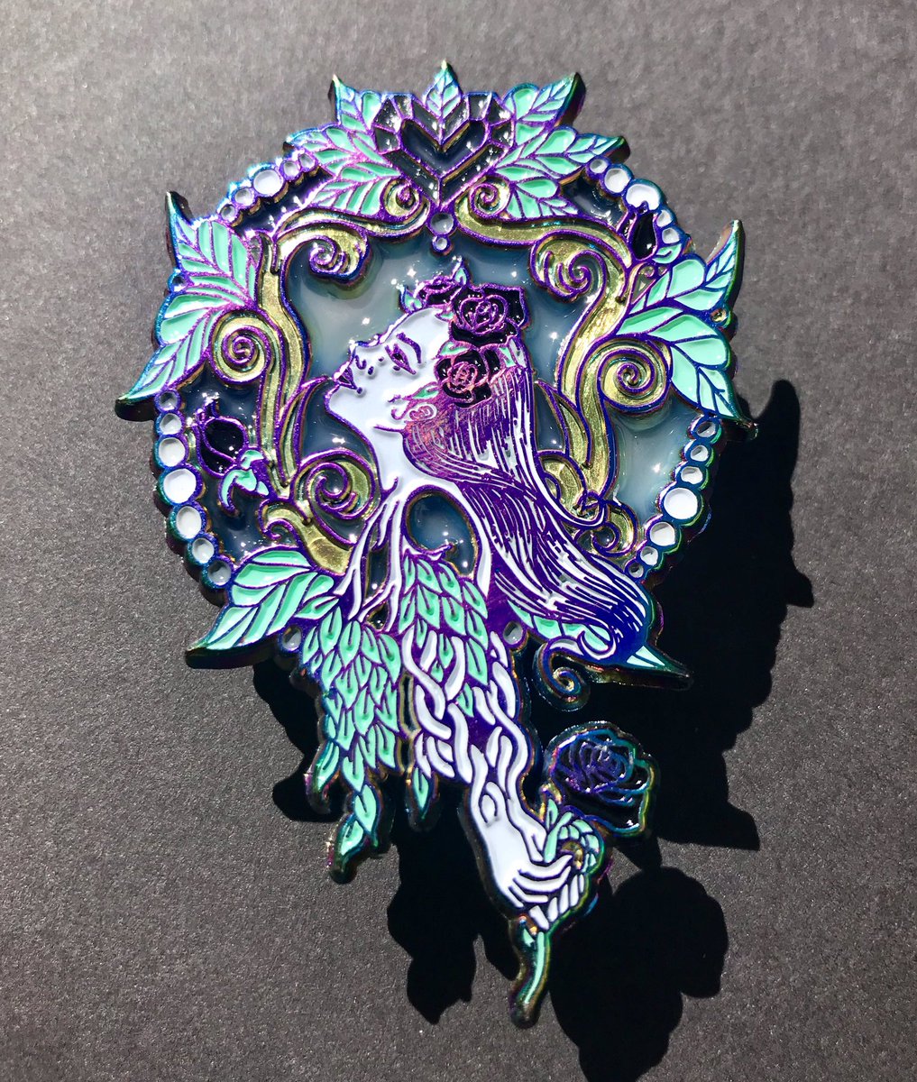 EntheosVibs's tweet photo. New Rose Mary Hat Pins available in are shop!! 
Artwork by Calypso
#heady #hatpins #visionaryart #trippyart #artist #festivals #ef #edc #edm #anodized #pingame #pindrop #festivalart #flume #bassnectar #rosemary https://t.co/IYjJxeX3GF