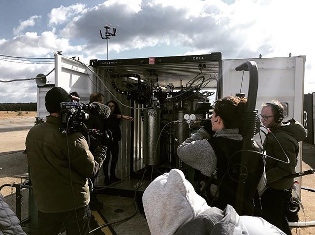On set w/ <a href="/vicenews/">VICE News</a> &amp; @launcherspace filming a new live stream series on <a href="/twitter/">Twitter</a> !! #newspacerace
.
.
.
#productionsoundmixer #soundmixer #locationsoundmixer #boomoperator #vicenews #spacerocket #launcherspace bit.ly/2PsPWiA
