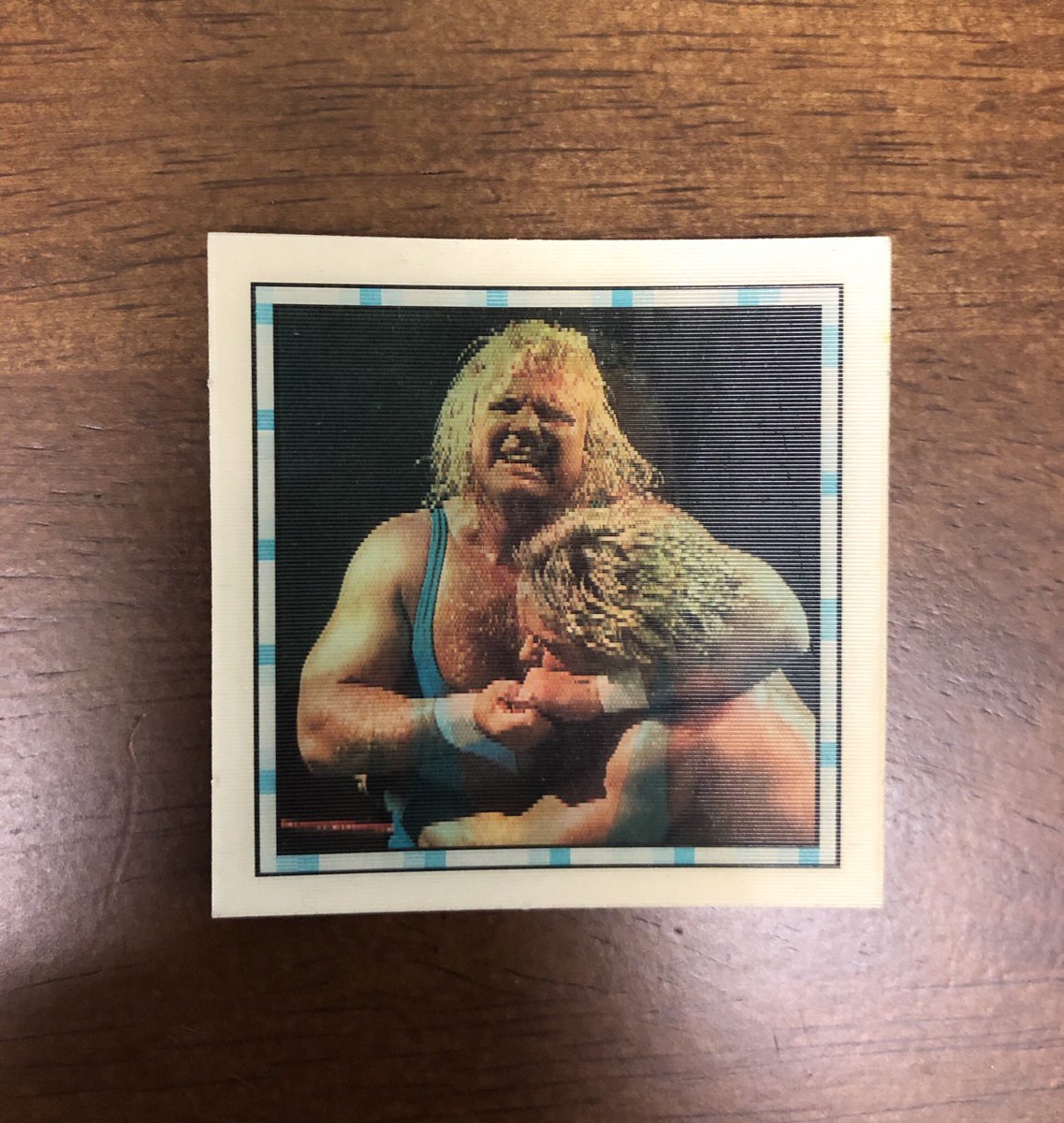 HasbroPerfect's tweet photo. 1993 Mr Perfect hologram Coliseum Video collectors card 👌🏻 https://t.co/lmYtAKovcF
