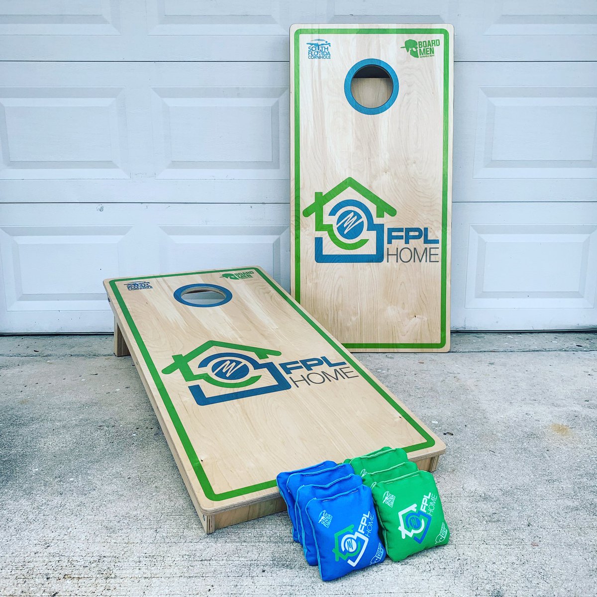 boardmengear's tweet photo. @JTequesta @FPLHome @insideFPL @Abcroofingcorp1 #Sponsor custom #cornhole boards/bags ready for this Saturday at @DueSouthBrewing for the #scottboresMWOY #LLSmwoy @soflacornhole #fundraiser. Cornholers signup by 12pm. #boyntonbeachfl #southfloridacornhole #boardmencornhole https://t.co/dXiNU2oxIJ